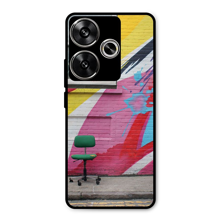 Creative Wall Art Metal Back Case for Poco F6