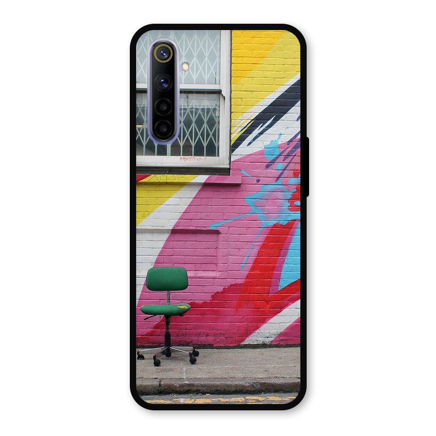 Creative Wall Art Metal Back Case for Realme 6