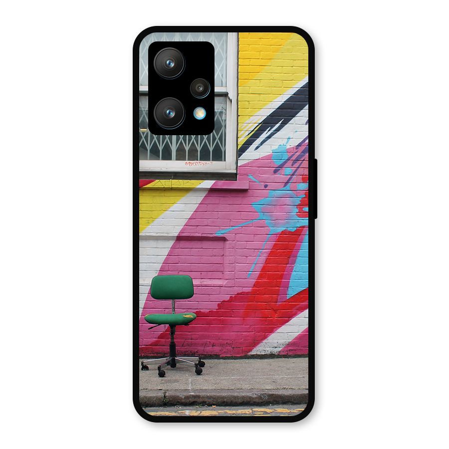 Creative Wall Art Metal Back Case for Realme 9