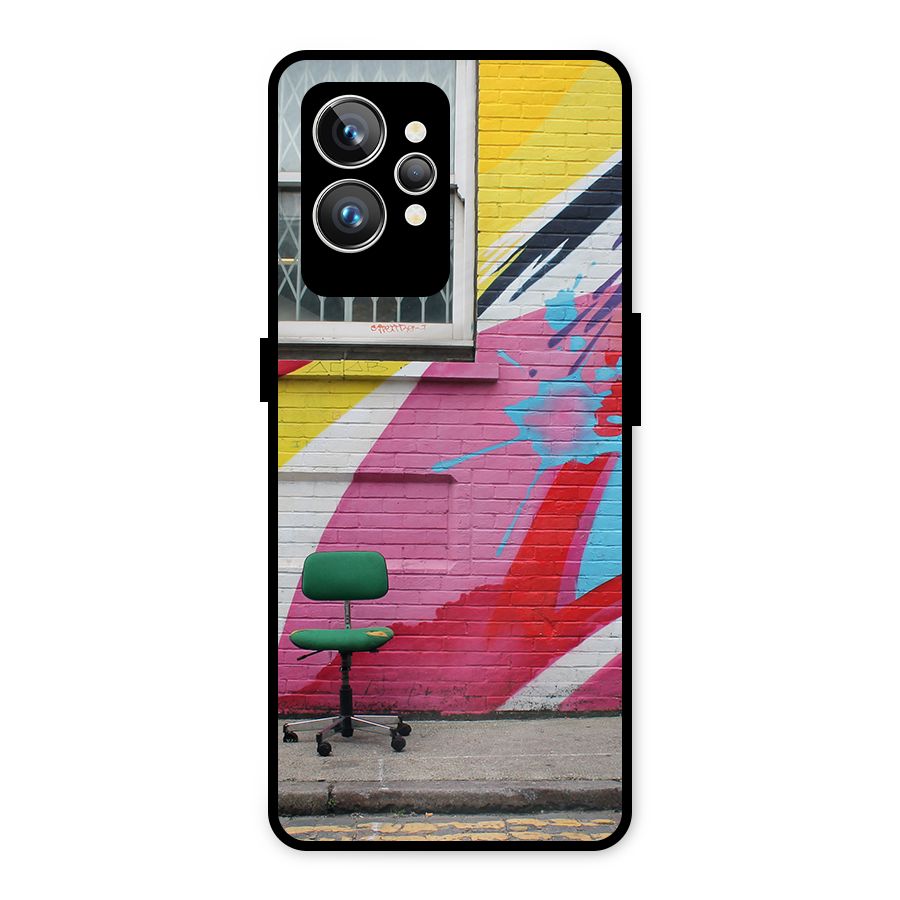 Creative Wall Art Metal Back Case for Realme GT2 Pro