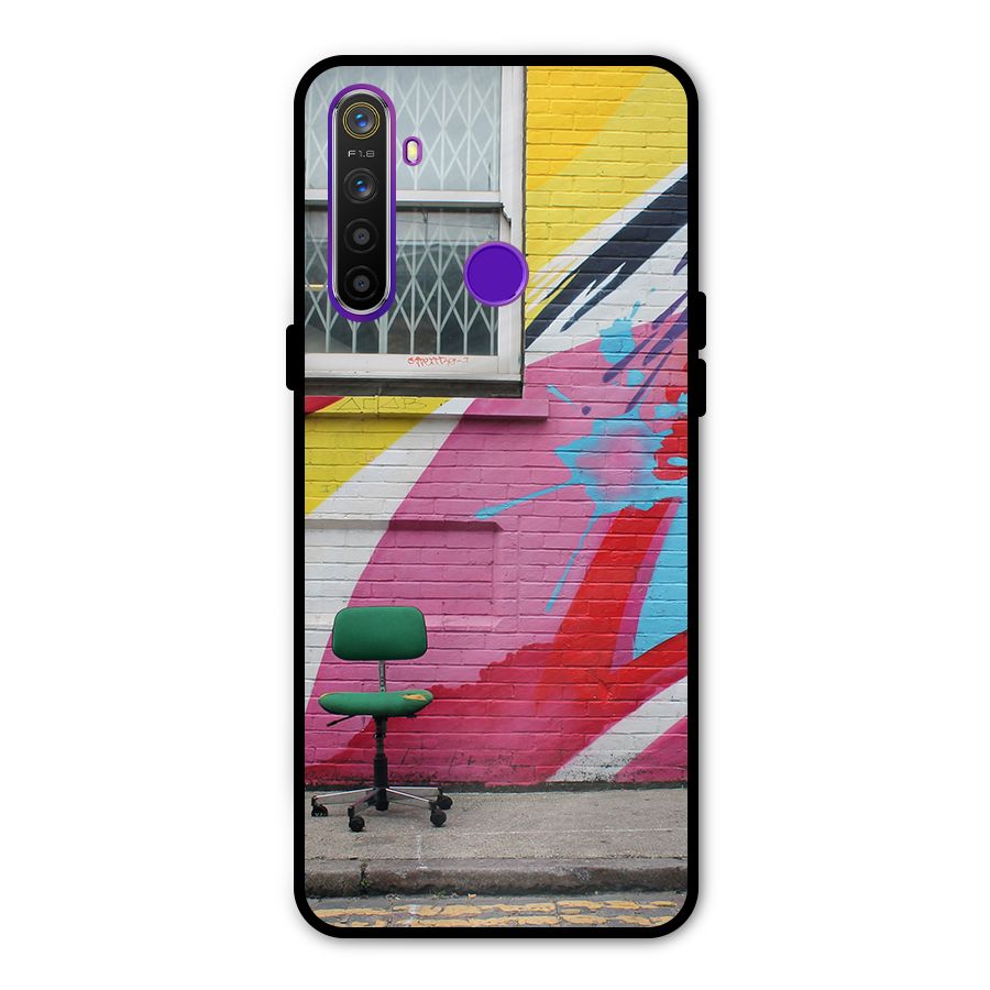 Creative Wall Art Metal Back Case for Realme Narzo 10