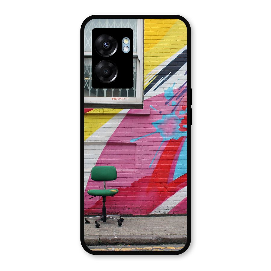 Creative Wall Art Metal Back Case for Realme Narzo 50 5G