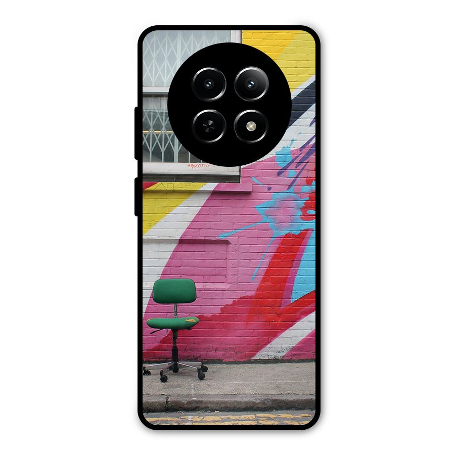 Creative Wall Art Metal Back Case for Realme Narzo N65