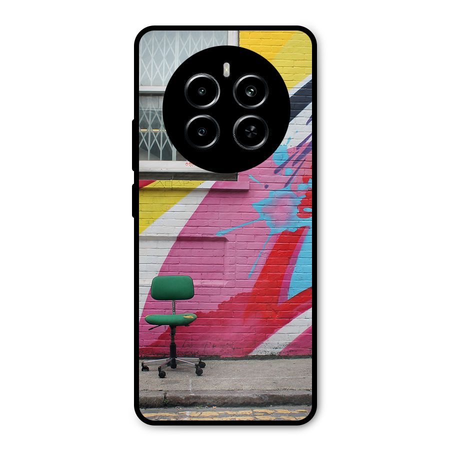 Creative Wall Art Metal Back Case for Realme P1