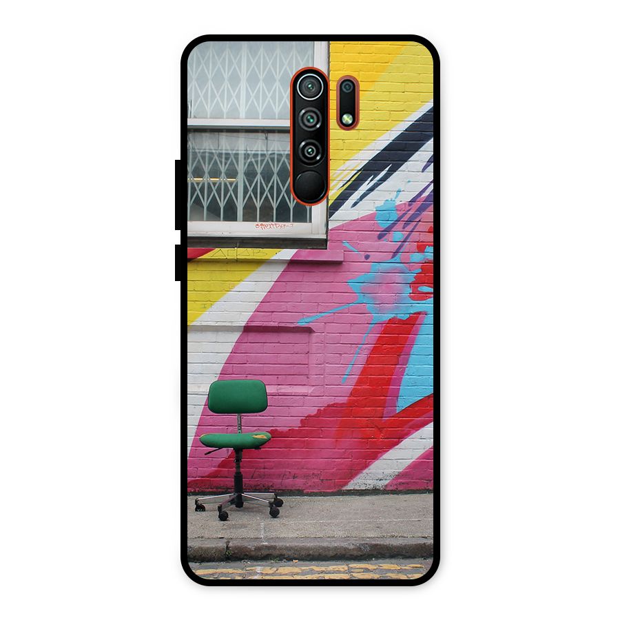 Creative Wall Art Metal Back Case for Redmi 9 Prime
