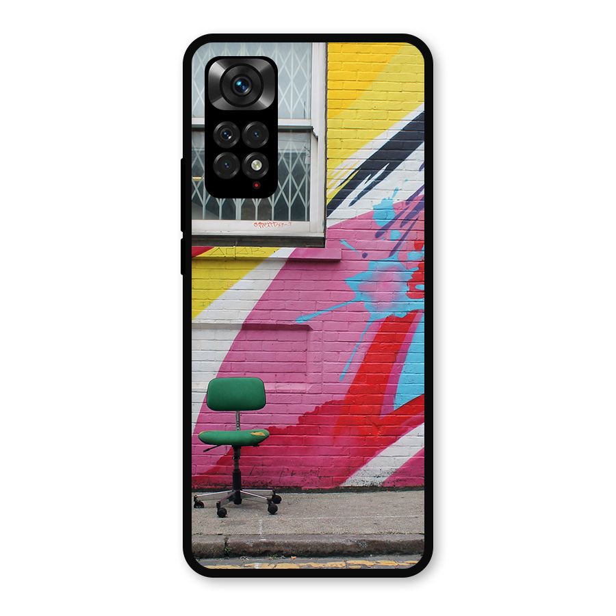 Creative Wall Art Metal Back Case for Redmi Note 11s