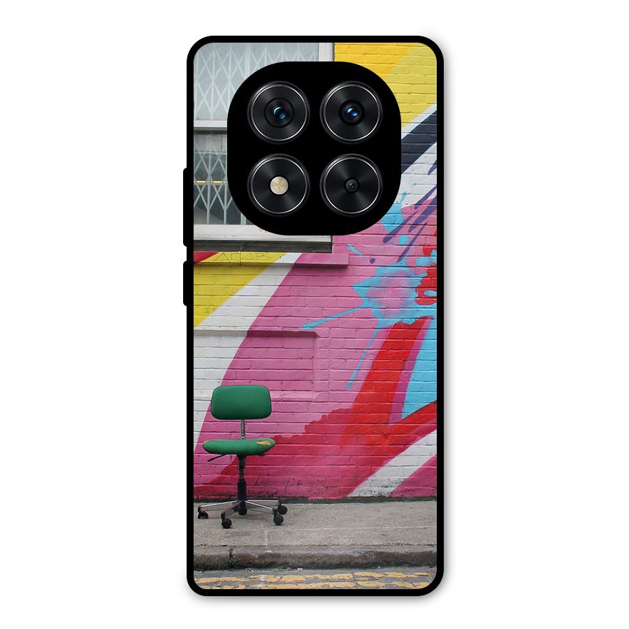 Creative Wall Art Metal Back Case for Redmi Note 14 Pro 5G