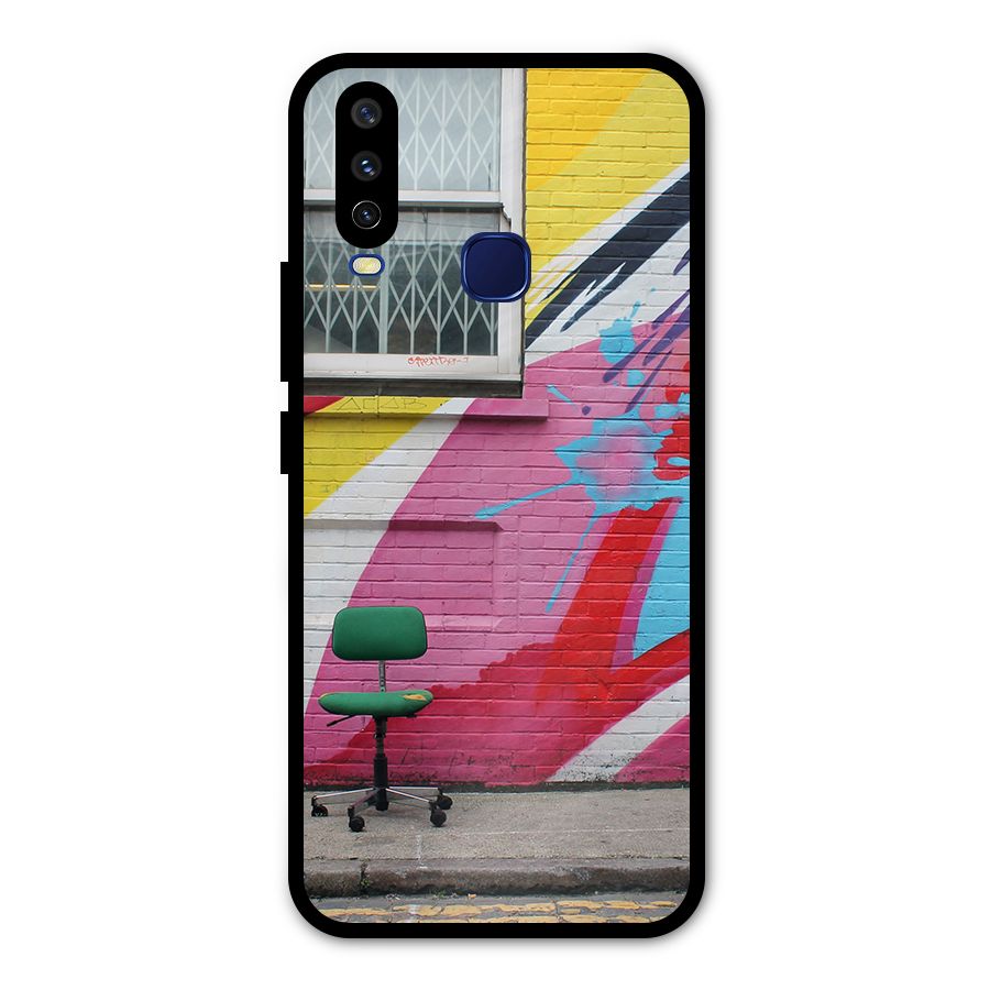 Creative Wall Art Metal Back Case for Vivo V17