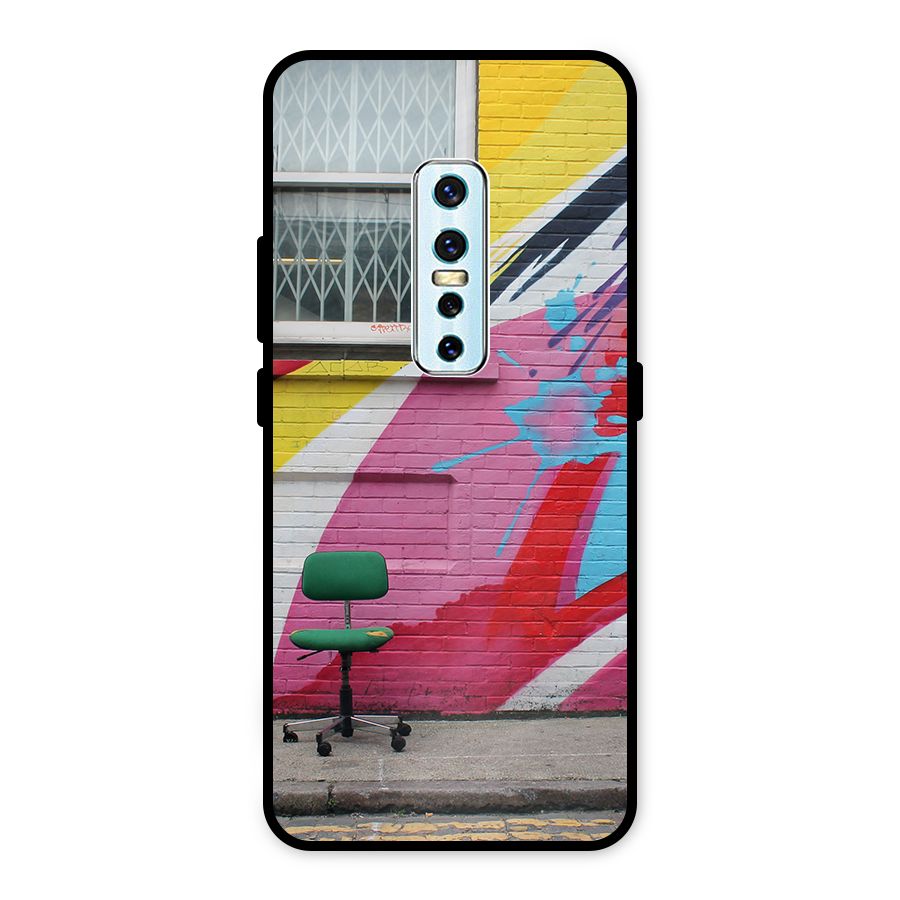 Creative Wall Art Metal Back Case for Vivo V17 Pro