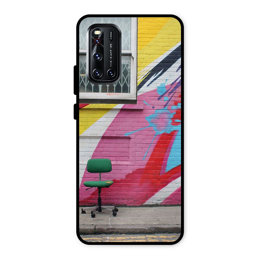 Creative Wall Art Metal Back Case for Vivo V19