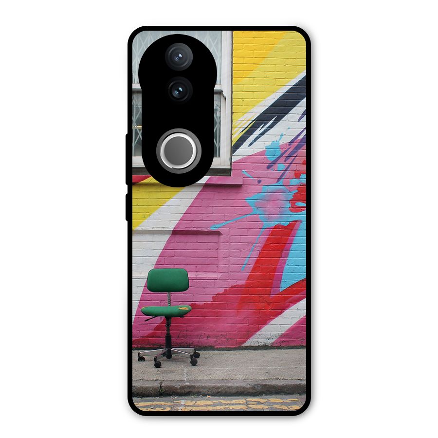 Creative Wall Art Metal Back Case for Vivo V50