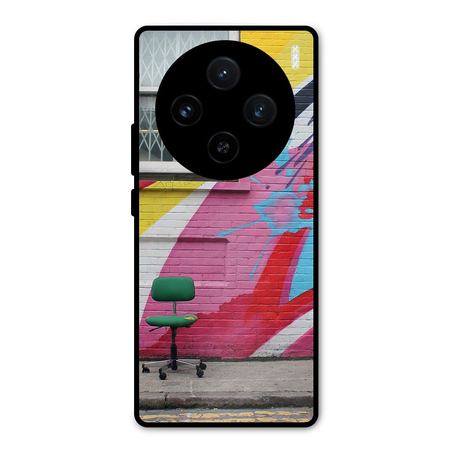 Creative Wall Art Metal Back Case for Vivo X100