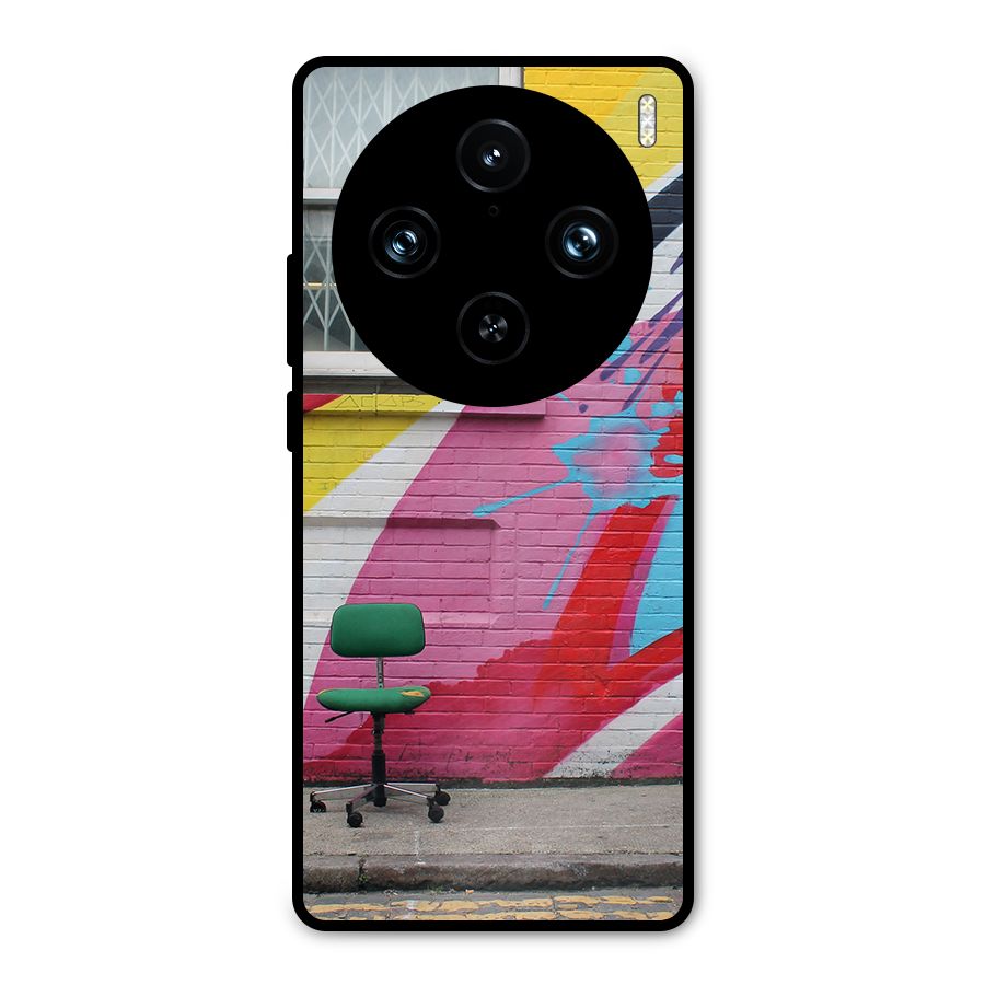 Creative Wall Art Metal Back Case for Vivo X100 Pro