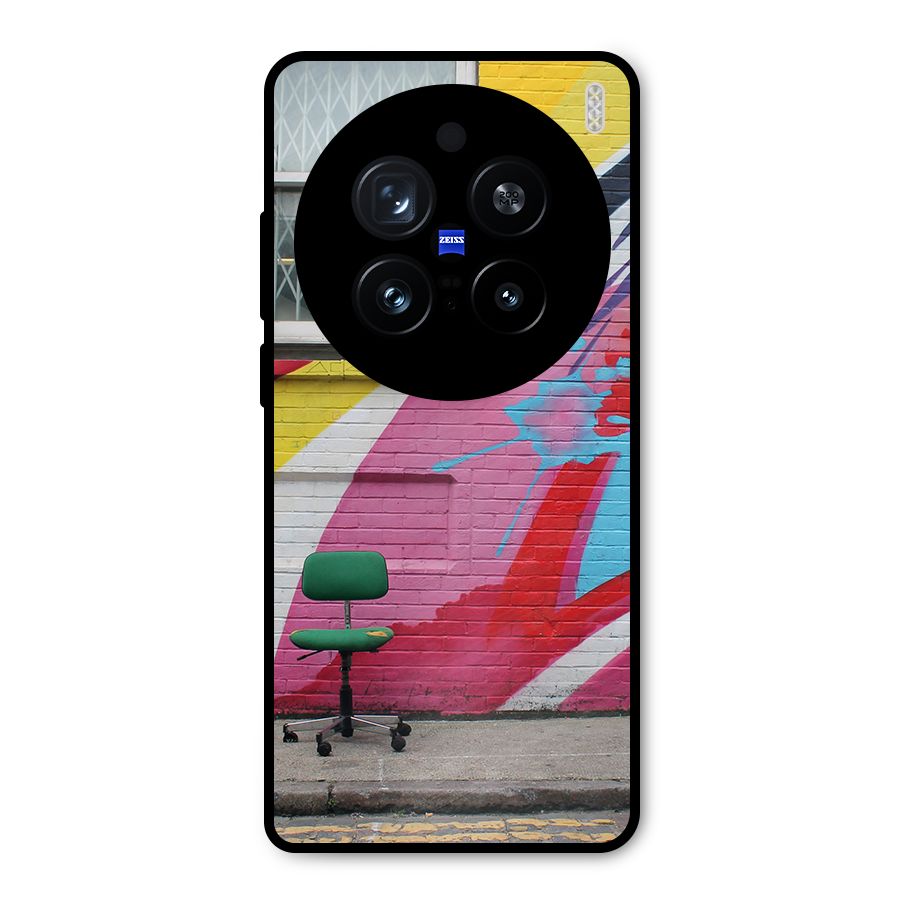 Creative Wall Art Metal Back Case for Vivo X200 Pro