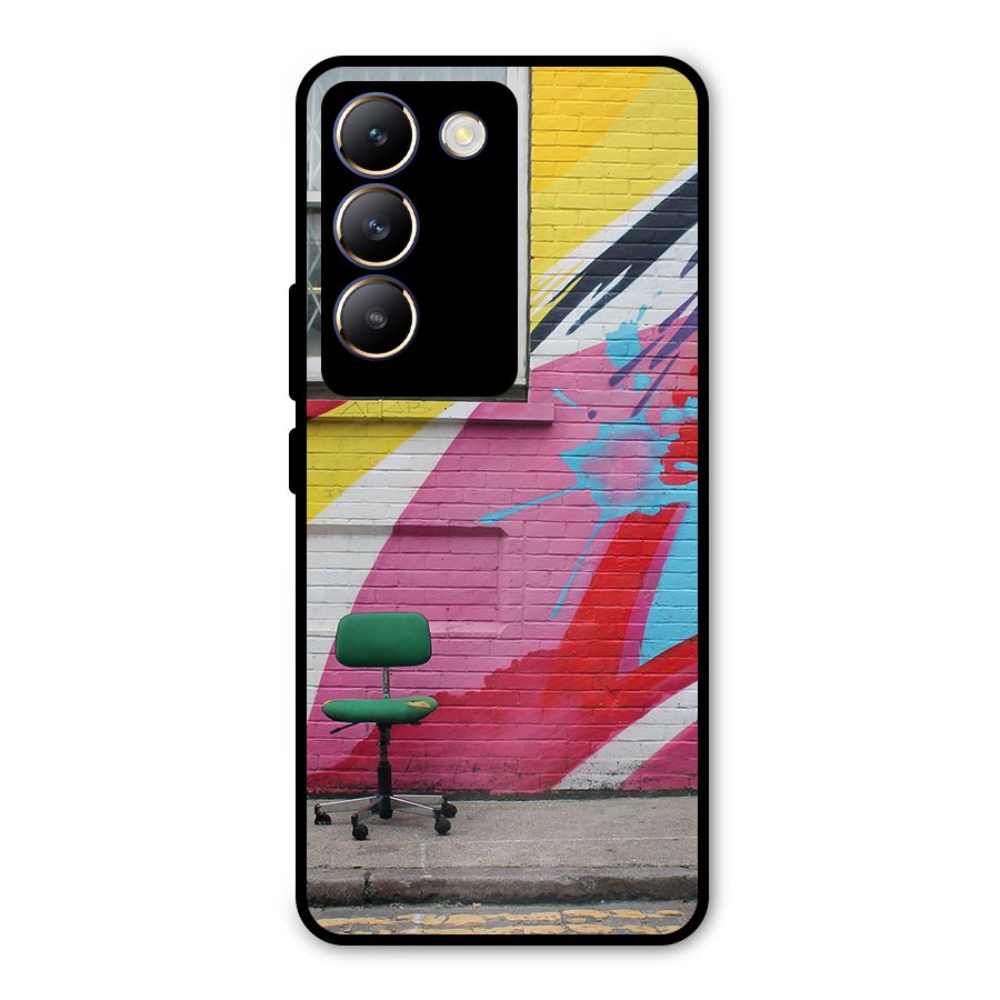 Creative Wall Art Metal Back Case for Vivo Y200e