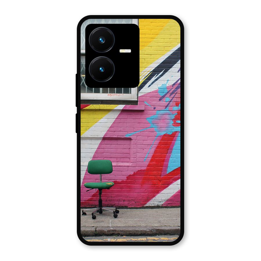 Creative Wall Art Metal Back Case for Vivo Y22