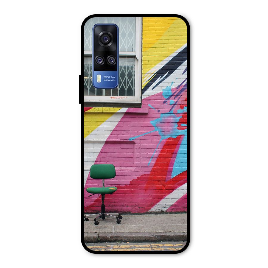 Creative Wall Art Metal Back Case for Vivo Y31
