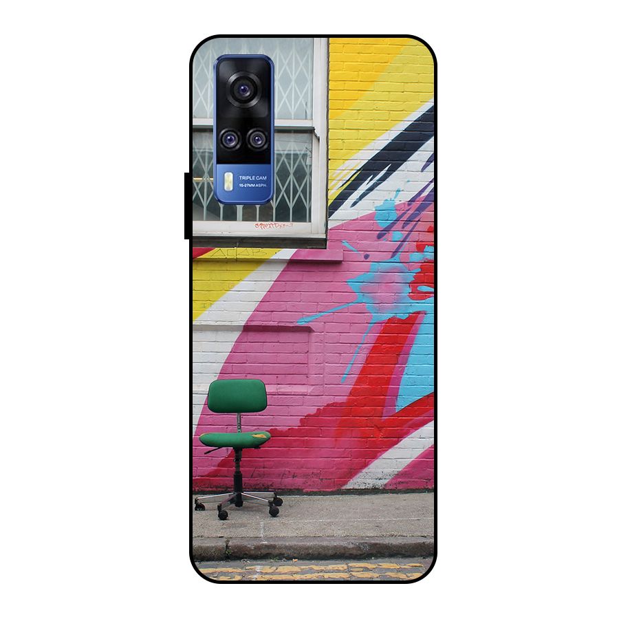 Creative Wall Art Metal Back Case for Vivo Y51