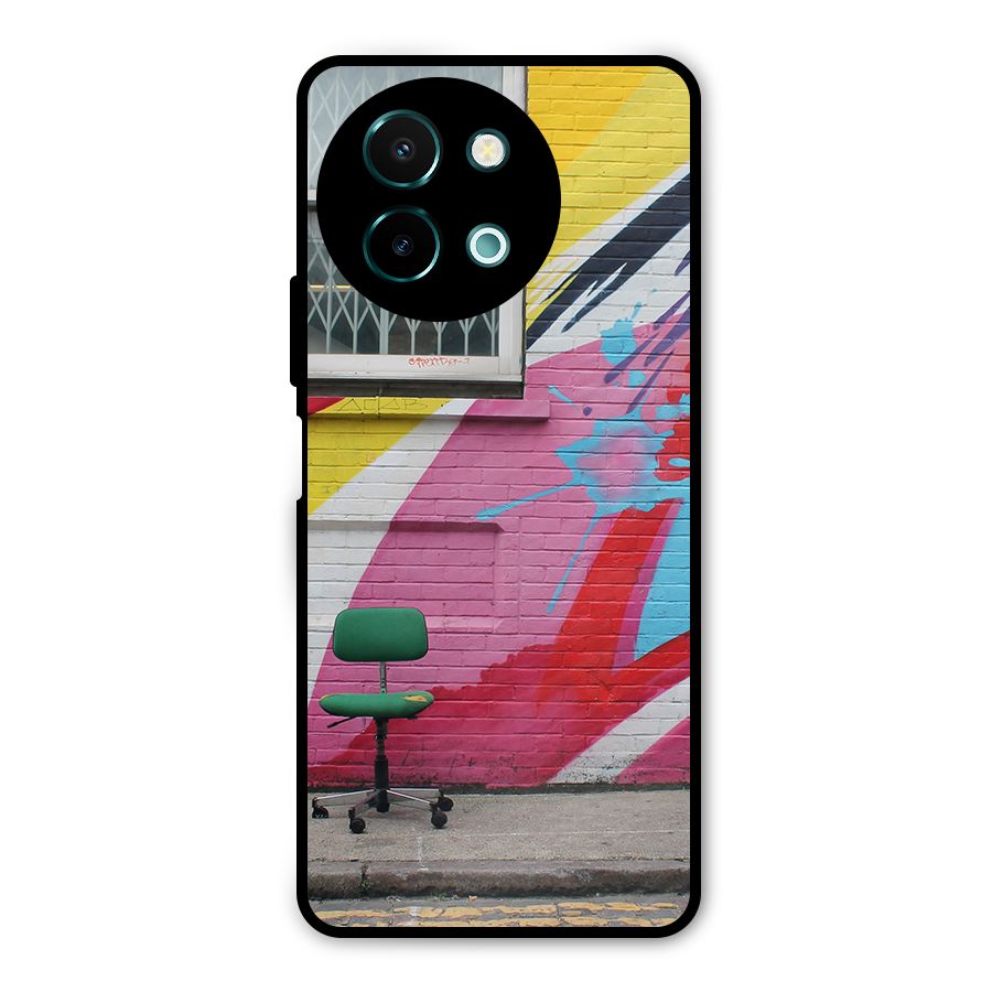 Creative Wall Art Metal Back Case for Vivo Y58