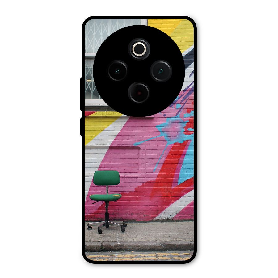 Creative Wall Art Metal Back Case for iQOO Z10