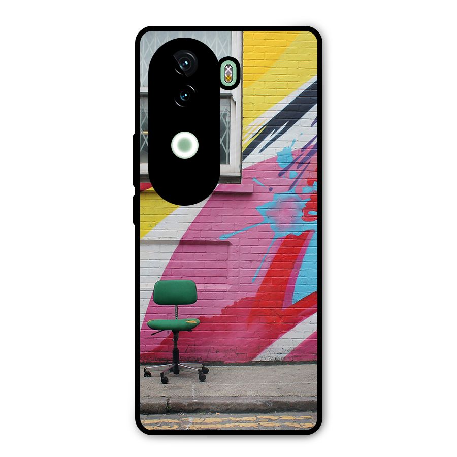 Creative Wall Art Metal Back Case for iQOO Z9s