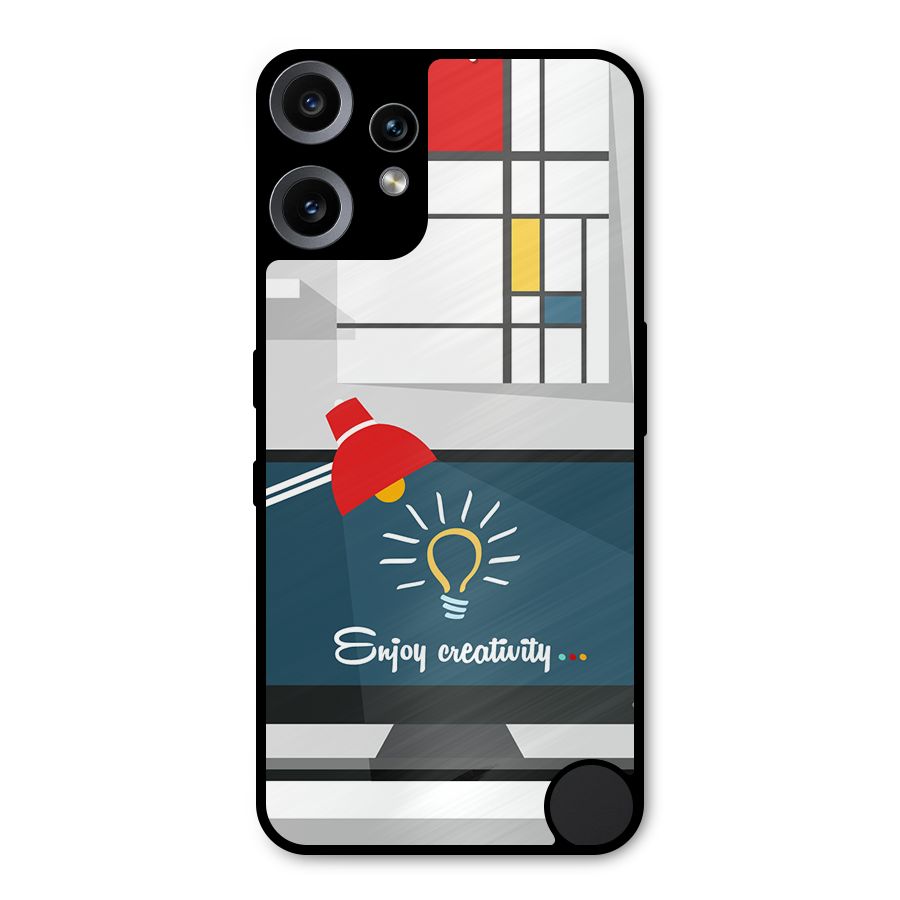 Creative Workspace Design Metal Back Case for Nothing CMF Phone 2 Pro