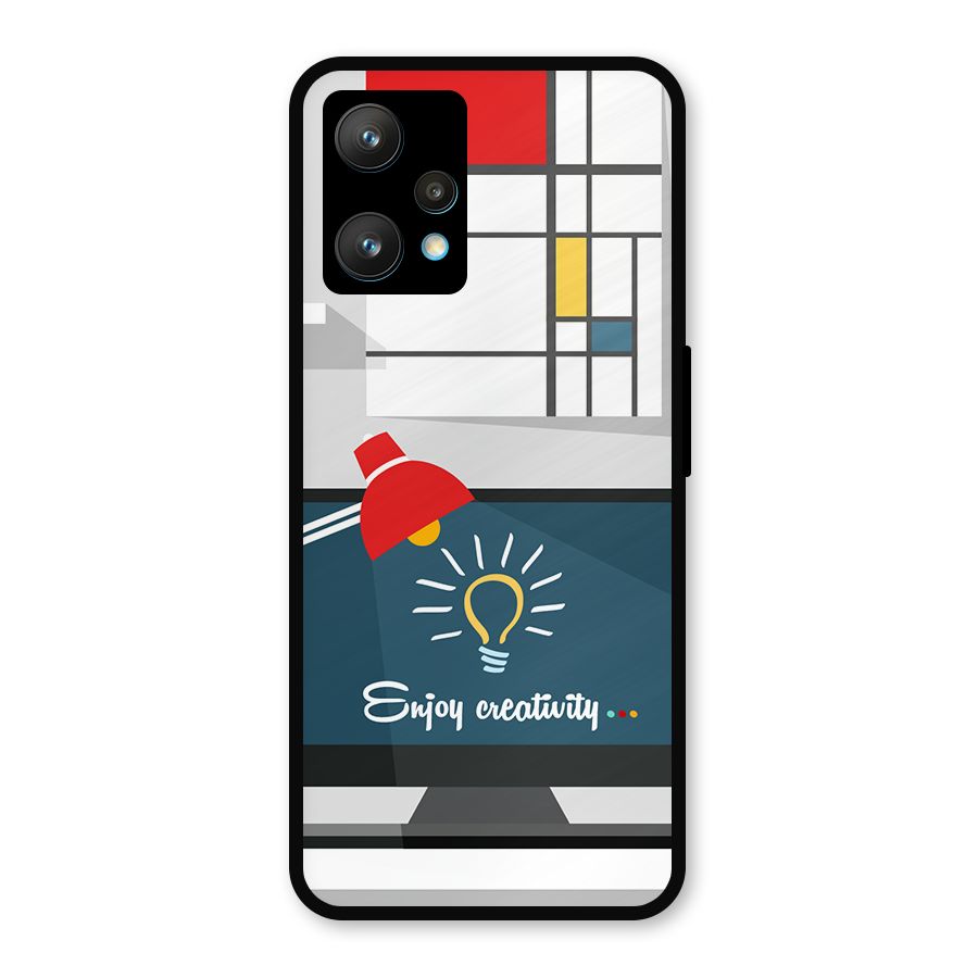 Creative Workspace Design Metal Back Case for Realme 9 Pro Plus 5G