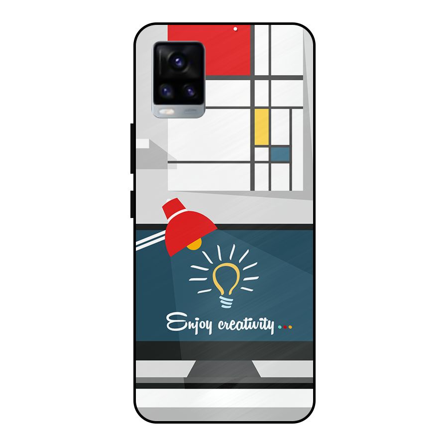 Creative Workspace Design Metal Back Case for Vivo V20