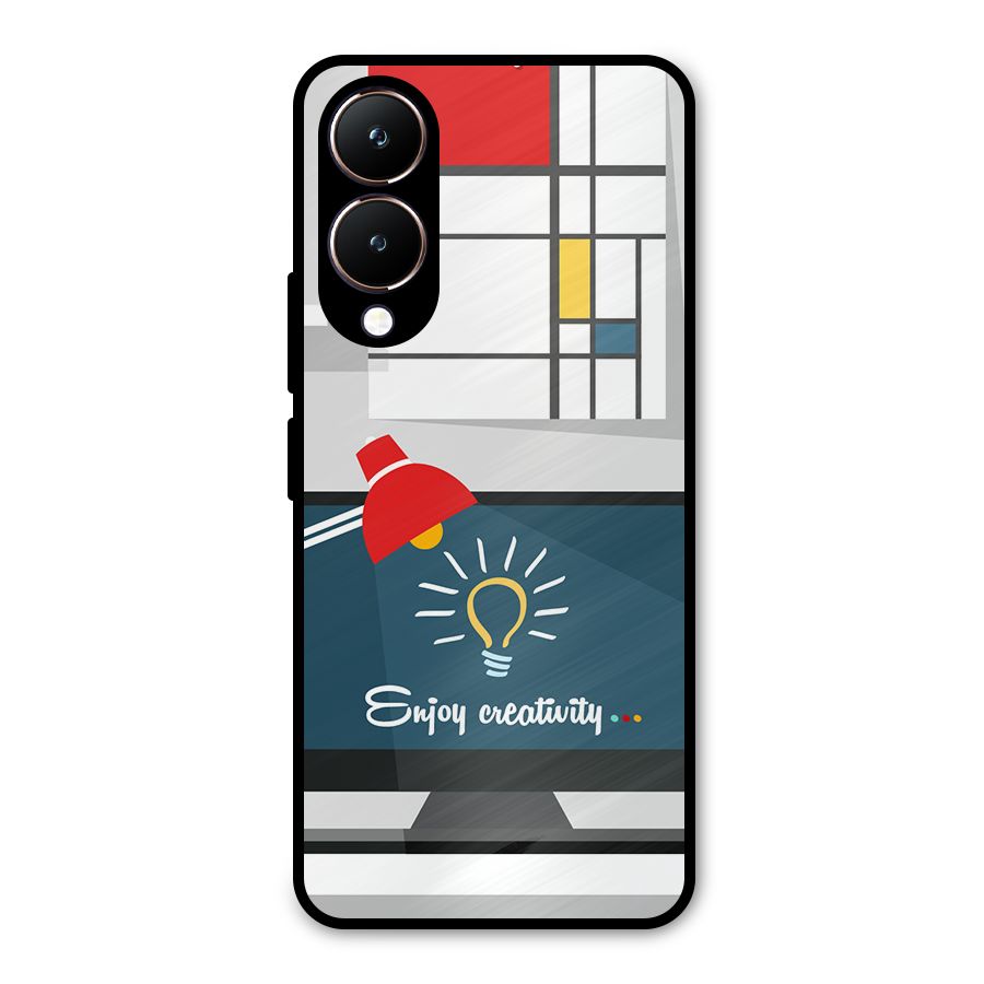 Creative Workspace Design Metal Back Case for Vivo Y28