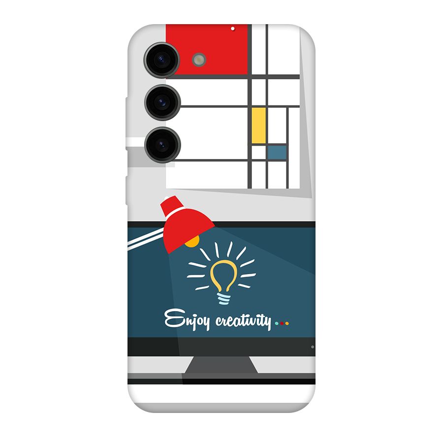 Creative Workspace Design Original Polycarbonate Back Case for Galaxy S23