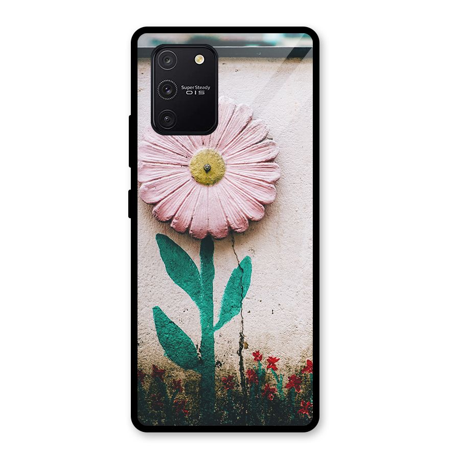 Creativity Flower Glass Back Case for Galaxy S10 Lite