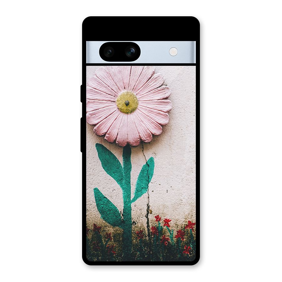 Creativity Flower Glass Back Case for Google Pixel 7a