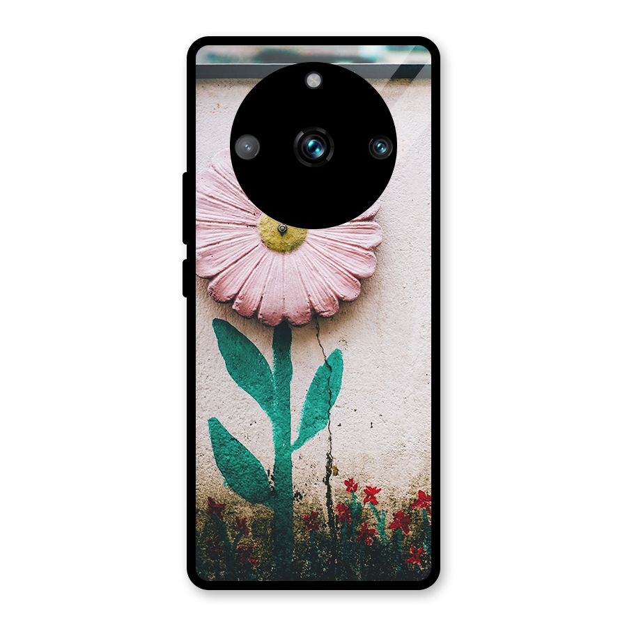 Creativity Flower Glass Back Case for Realme 11 Pro