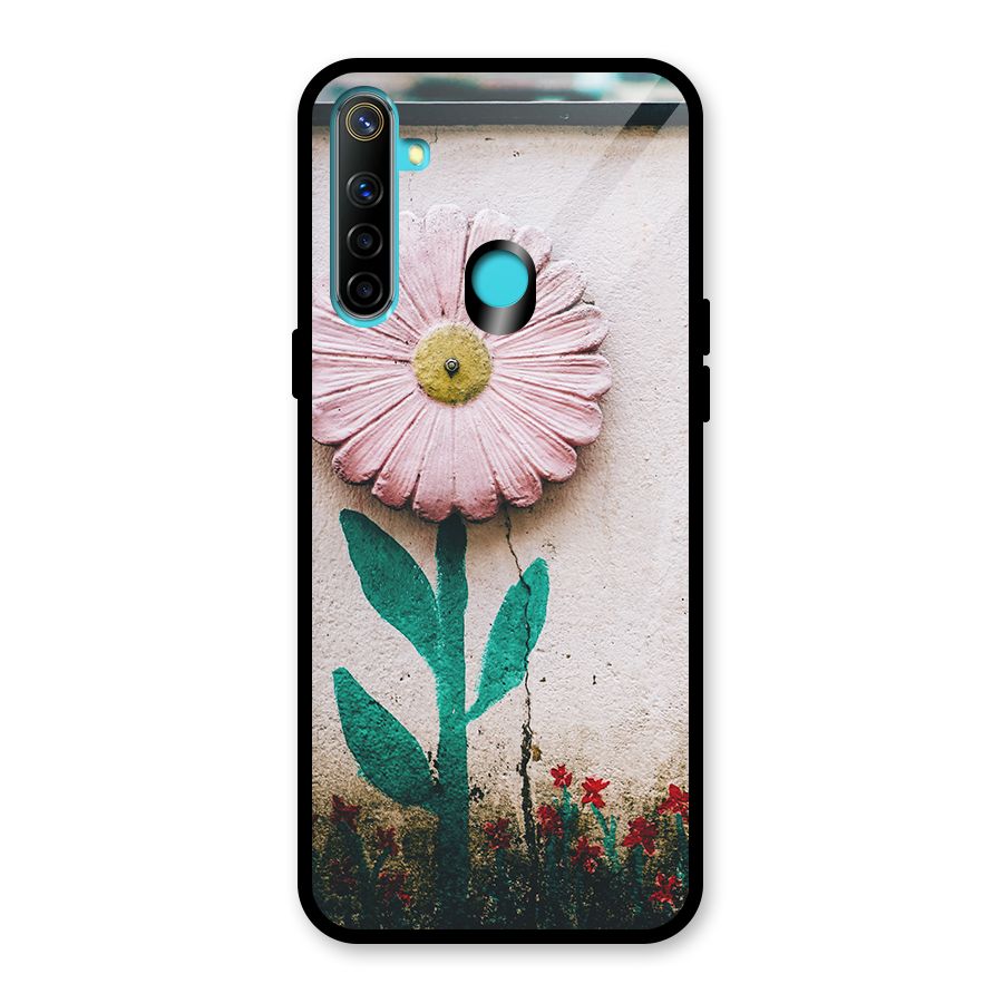 Creativity Flower Glass Back Case for Realme 5i
