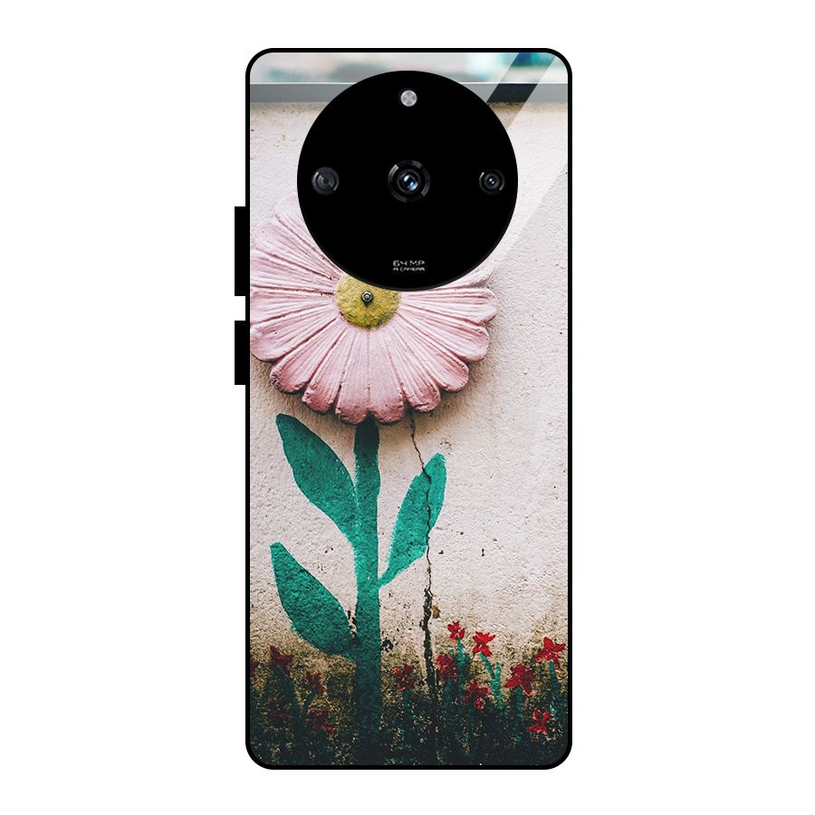 Creativity Flower Glass Back Case for Realme Narzo 60 5G