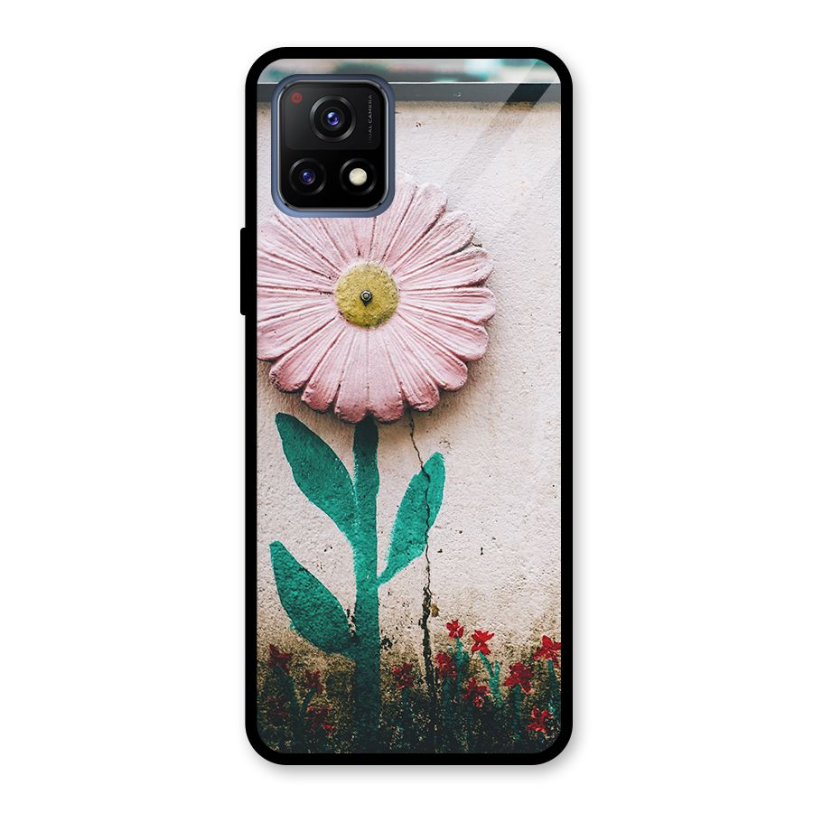 Creativity Flower Glass Back Case for Vivo Y72 5G