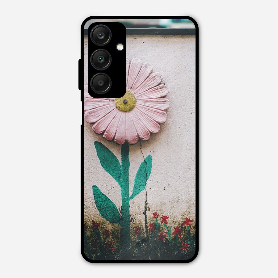Creativity Flower Metal Back Case for Galaxy A25 5G