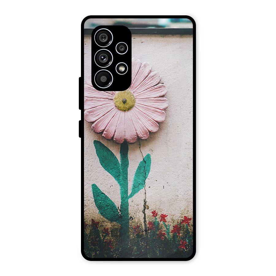 Creativity Flower Metal Back Case for Galaxy A53 5G