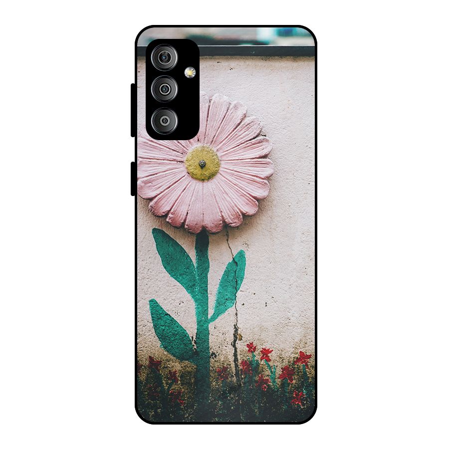 Creativity Flower Metal Back Case for Galaxy F23