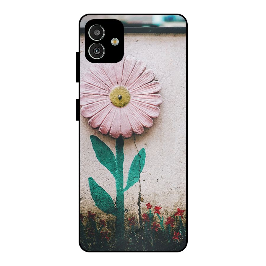 Creativity Flower Metal Back Case for Galaxy M13 5G