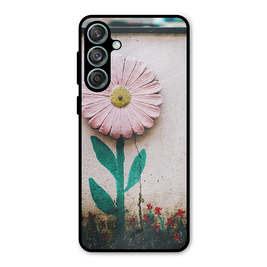 Creativity Flower Metal Back Case for Galaxy M55 5G