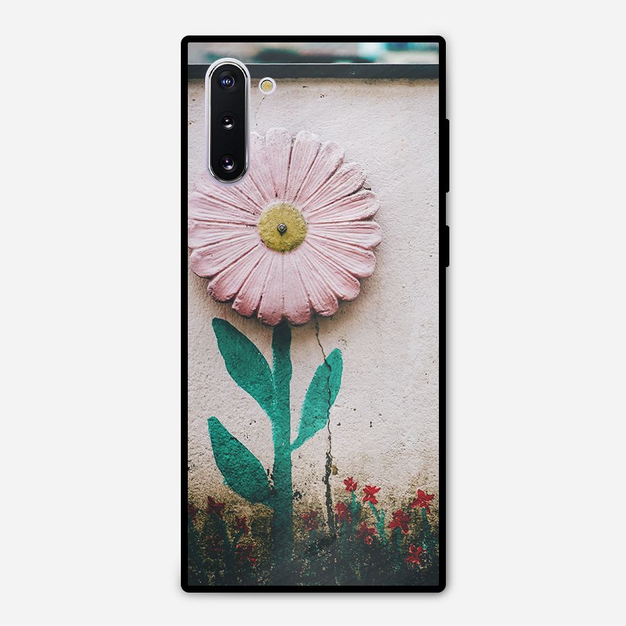 Creativity Flower Metal Back Case for Galaxy Note 10