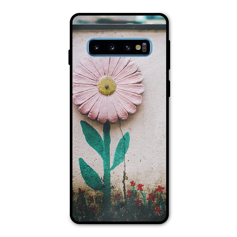 Creativity Flower Metal Back Case for Galaxy S10