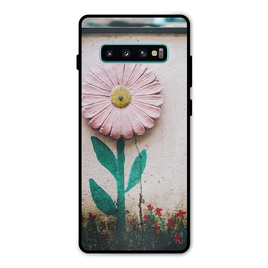 Creativity Flower Metal Back Case for Galaxy S10 Plus