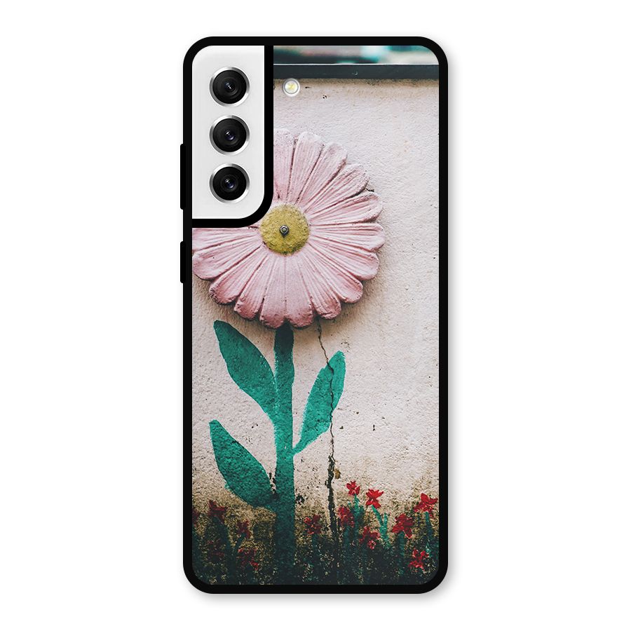 Creativity Flower Metal Back Case for Galaxy S21 FE 5G