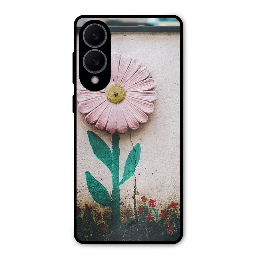 Creativity Flower Metal Back Case for Galaxy S25 Edge