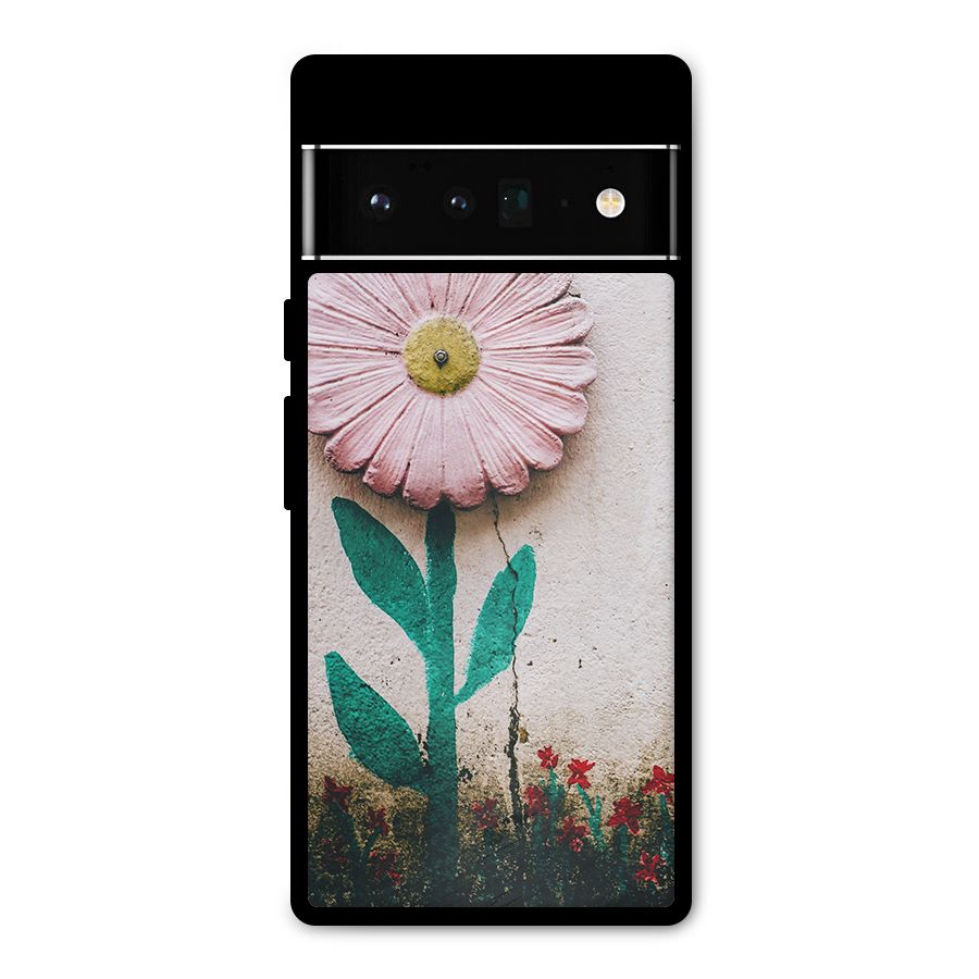 Creativity Flower Metal Back Case for Google Pixel 6 Pro