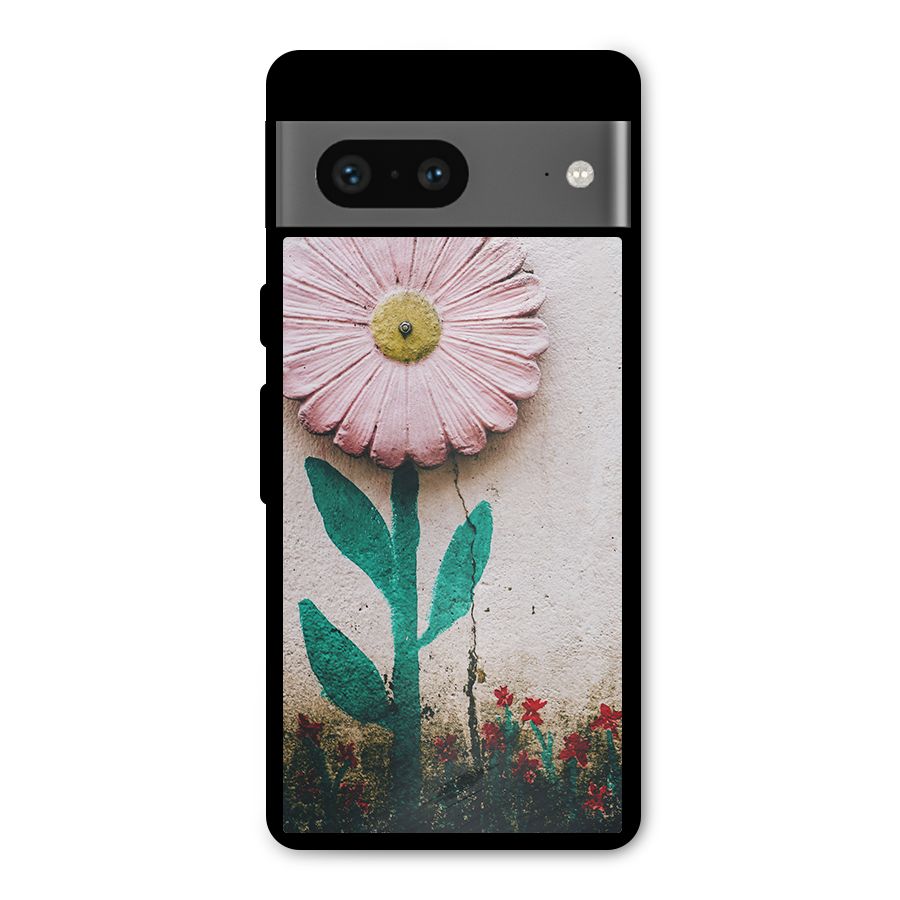 Creativity Flower Metal Back Case for Google Pixel 7