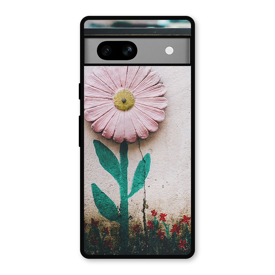 Creativity Flower Metal Back Case for Google Pixel 7a