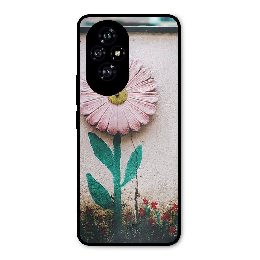 Creativity Flower Metal Back Case for Honor 200